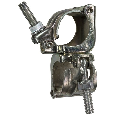 Image secondaire du produit COLLIER4900-ECO LA BS Collection Collier double fixe 90° tube Ø49mm acier argent CMU 600kg