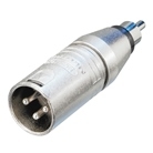 Image principale du produit NA2MPMM NEUTRIK - Adaptateur XLR mâle vers RCA mâle