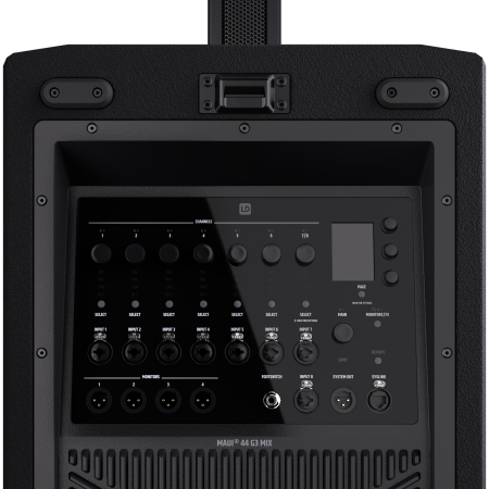 Image nº11 du produit MAUI 44 G3 MIX – LD Systems – Système colonne 3600W avec mixeur 8 canaux – Noir