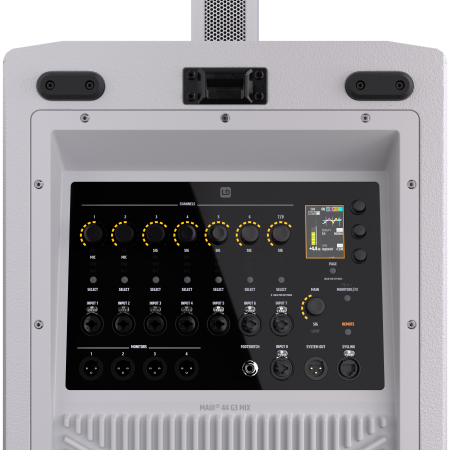 Image nº13 du produit MAUI 44 G3 MIX W – LD Systems – Système colonne 3600W avec mixeur 8 canaux – Blanc