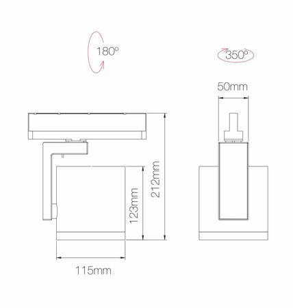 Image secondaire du produit Projecteur led Beneito et Faure Lena Blanc 35W blanc variable