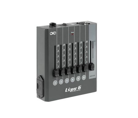 Image principale du produit Jeu d'orgue DMX Lips 6 canaux pile ou secteur