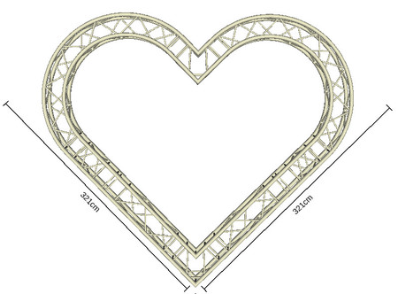 Image secondaire du produit Cœur en structure carrée 290 ASD