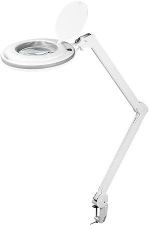 Image principale du produit lampe loupe articulée monobras led 9W dimmable 3 dioptries