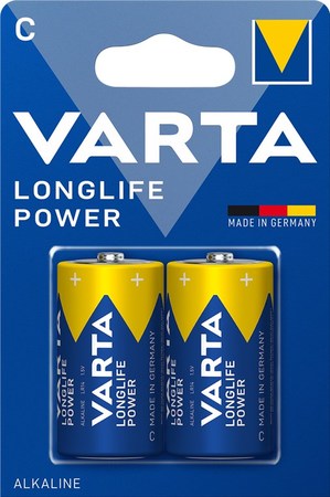 Image principale du produit lot de 2 Piles Varta Longlife Power LR14 1V5 C/baby