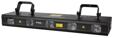 Image principale du produit Laser IBIZA LAS560 multicolore 5 sorties 560mW DMX