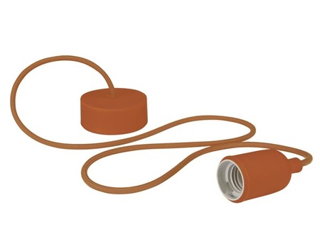 Image principale du produit Luminaire à suspension en cordage Velleman douille E27 Marron