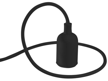 Image secondaire du produit Luminaire à suspension en cordage Velleman douille E27 Noir