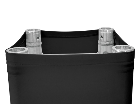 Image secondaire du produit Housse de Totem pour structure carré 290 - noir 1m