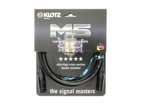 Image nº3 du produit M5 6m Klotz - Câble XLR studio suprême double blindage connectique klotz 6m