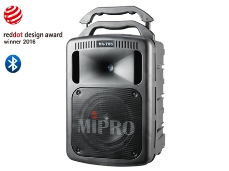 Image principale du produit Enceinte autonome MIPRO MA708 BCD 190W lecteur CD MP3 USB