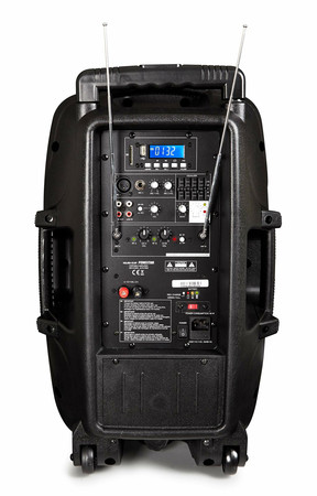 Image secondaire du produit Malibu 212P Fonestar - Enceinte autonome batterie lithium USB SD bluetooth 12 pouce avec 1 micro sans fil + un serre tête