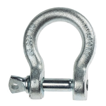 Image principale du produit Manille lyre Acier estampé zingué diamètre 14 mm - C.M.U. 600kg