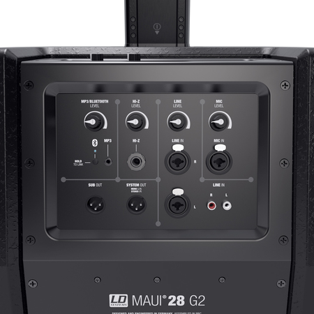 Image nº9 du produit MAUI28 G2 LD Systems Enceinte colonne amplifiée avec Mixage et bluetooth