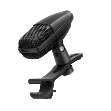Image principale du produit MD 421 Kompakt + Drum Clamp Sennheiser – Microphone Dynamique Compact pour Applications Polyvalentes