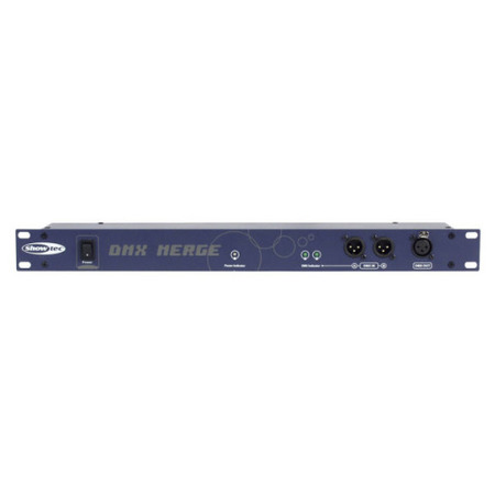 Image principale du produit Merger DMX Showtec DMX Merge 2 entrées vers 1 sortie DMX