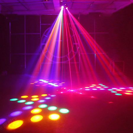 Image nº8 du produit Meteor IX Power lighting - Effet 4 en 1 Wash flower strobe et laser vert rouge