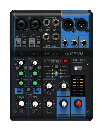 Image principale du produit MG06X Yamaha Table de mixage 6 voies + effets SPX