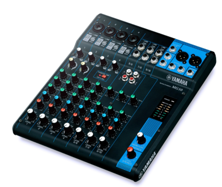 Image principale du produit MG10 Yamaha - Console de mixage 10 entrées 1 bus stéréo 1 aux