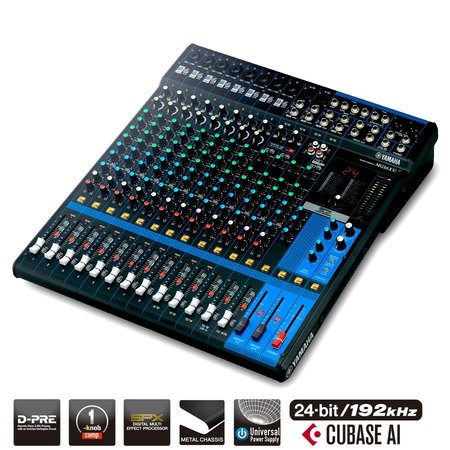 Image principale du produit MG16XU Yamaha Table de mixage 16 entrées + effets + USB
