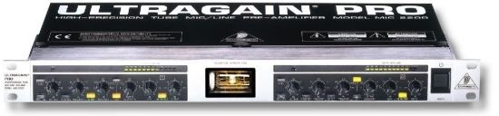 Image principale du produit Behringer Ultragain Pro MIC2200 pré ampli micro 2 canaux