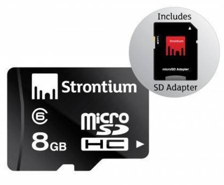 Carte Mémoire Micro-SD 8Go + Adaptateur - Français