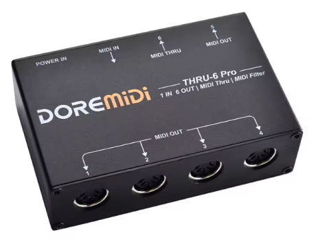 Image principale du produit Splitter midi 1 entrée vers 6 sorties Din
