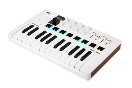 Image nº4 du produit MiniLab 3 Arturia - Clavier mini 25 touches 4 fader 8 rotatifs et 8 pads