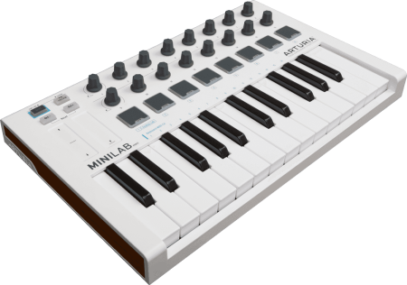 Image principale du produit Clavier maitre midi Arturia Minilab MK2