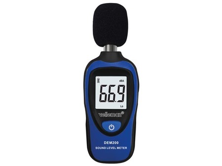 Image principale du produit Mini sonomètre 30 à 130dB résolution 0.1dB
