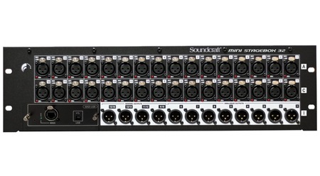 Image principale du produit Rack de scène Soundcraft MiniStage Box 32R 32 in 8 out