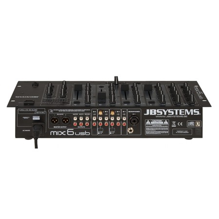 Image secondaire du produit Mixage rackable JB System MIX6-USB 4 voies stéréo et 2 micro et talkover