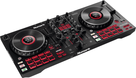 Image principale du produit MixTrack Platinum FX Numark - Contrôleur DJ 16 pads, Ecran Serato DJ lite