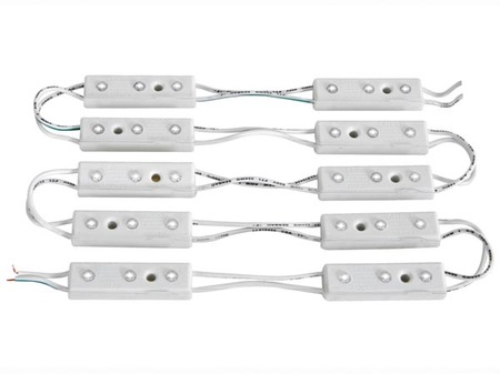 Image principale du produit 10 modules leds 12V blanc froid IP44 0.5W par modules