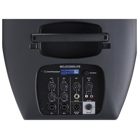 Image nº5 du produit MOJO2000Live Audiophony - Système colonne amplifié 12pouces 127dB mixer et bluetooth + housses