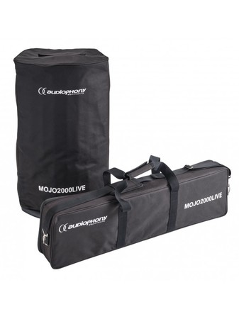 Image nº7 du produit Pack 2 MOJO2000LIVE Audiophony - 2 enceintes colonne avec housses 1200W RMS