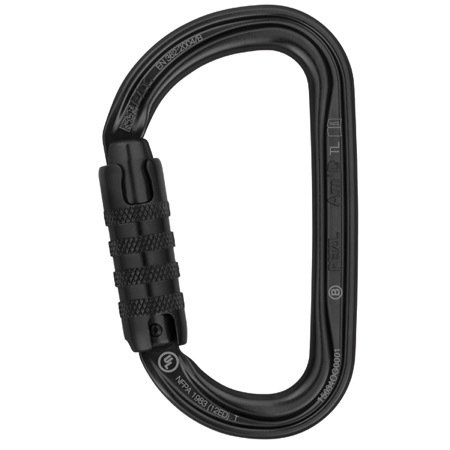 Image principale du produit Mousqueton Petzl Am'D Triact-Lock noir verrouillage rapide