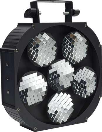 Image principale du produit MOVING-MIRROR-6 Algam Lighting - Effet miroir de boule à facette motorisé et DMX