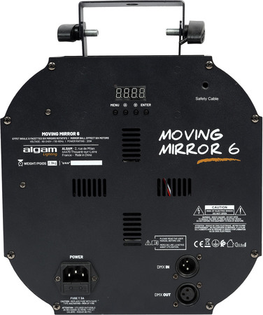 Image nº3 du produit MOVING-MIRROR-6 Algam Lighting - Effet miroir de boule à facette motorisé et DMX