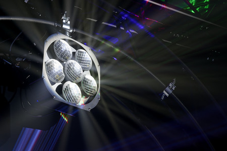 Image nº10 du produit MOVING-MIRROR-6 Algam Lighting - Effet miroir de boule à facette motorisé et DMX