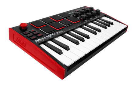 Image principale du produit MPK MINI MKIII AKAI - Clavier maître USB 25 touches 8 pads écran OLED