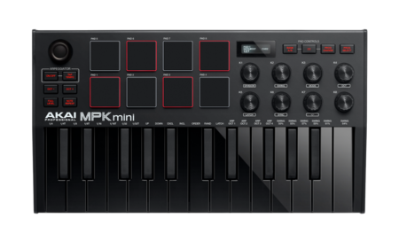 Image nº3 du produit MPK Mini MKIII BK Akai - Clavier midi USB 25 touches 8 pads noir.