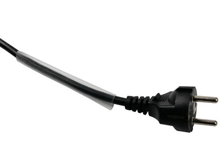 Image secondaire du produit Multiprise noire 4 prises 16A avec manchon rétractable de marquage 1,5m rallonge en 3G2,5mm² - Noir - Schuko