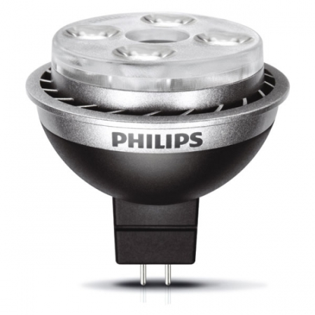 Image principale du produit Lampe Philips MasterLed spot LV 10W 36° Gu5.3 12v 3000K graduable