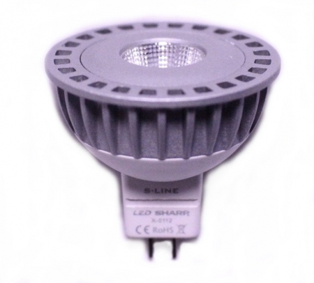 Image principale du produit Ampoule Beneito Faure MR16 à led SHARP GU5.3 12V 6W blanc Chaud 2700K  60°