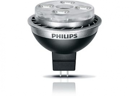 Image principale du produit Lampe Philips MasterLed spot LV 7W 36° Gu5.3 12v 3000K graduable code 21047400