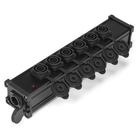 Image principale du produit Multiprise Powercon True1 1 vers 7 avec insert M10