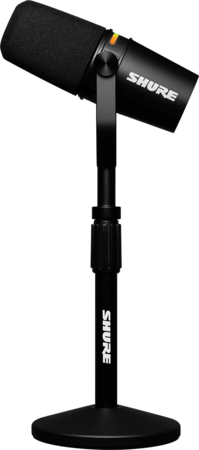 Image principale du produit MV7+-K-BNDL Shure - Pack avec Micro podcast MV7+-K et Stand de table Shure