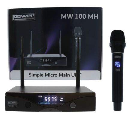 Image nº6 du produit MW 100 MH Power acoustics – Micro main sans fil UHF 10 - 30mW
