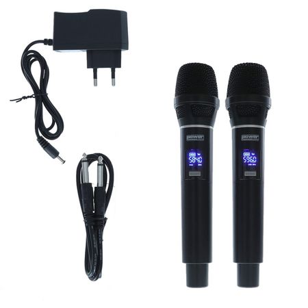 Image nº3 du produit MW 200 MH Power acoustics – Double micros mains sans fil UHF 10 - 30mW